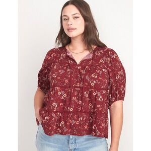 Old Navy Womens 2X Burgundy‎ DO NOT BUY